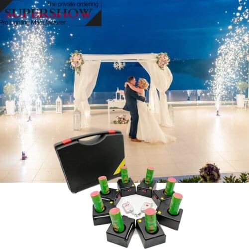 8 Channel Remote Control Pryo Receiver Wedding Machine Wireless Fireworks System Cold Fire Fountain For Wedding Party Stage