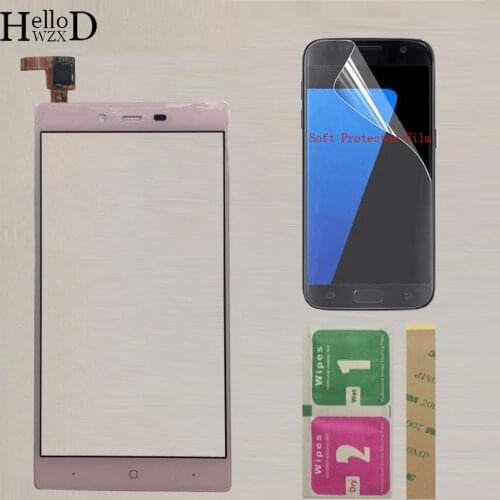 Mobile TouchScreen Touch Screen For IUNI i1 U830 Front Glass Touch Screen Panel Digitizer Panel Sensor Protector Film 3M Glue