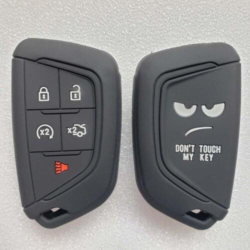 Dont Touch My Key Cover Silicone 5 Button Case For Cadillac 2020 CT5 Remote Protector