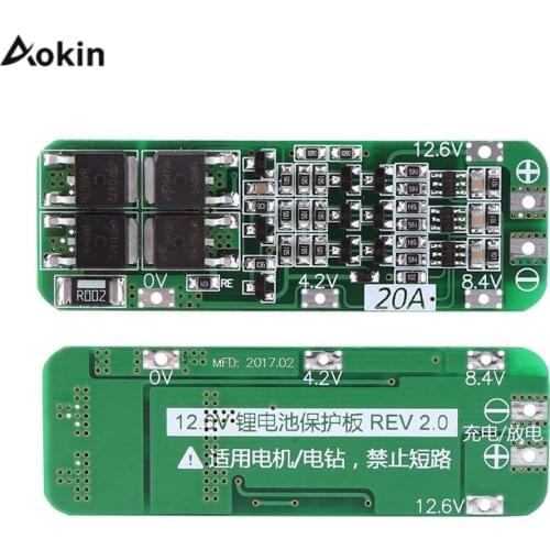 3S 20A Li-ion Lithium Battery 18650 Charger battery Protection Board PCB BMS 12.6V Cell Charging Protecting Module diy kit