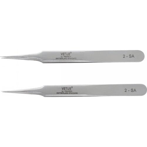 10pcs/Lot Anti-Static Eyelash Tweezer Stainless Steel Eyelashes Tweezers Professional for Volume Fan Makeup Tools