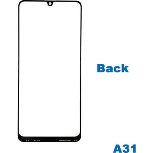 5Pieces/lot For A31 A315 SM-A315F Original LCD Screen Front Glass Lens Repair Parts Touch screen Outer glass Panel Replacement