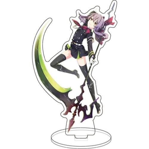 Anime Seraph of the End Acrylic Figure Stand Model Plate Desktop Decor Toy Yuichiro Hyakuya Hiiragi Shinoa Yoichi Saotome