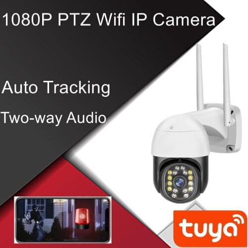 2MP 1080P PTZ Wifi IP Camera Auto Tracking Wireless Outdoor CCTV Security Camera