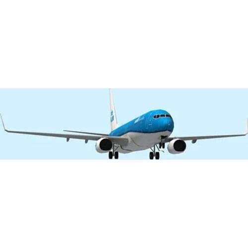 Boeing Aircraft Dutch Airlines Paper Model DIY Puzzle Model Toy Origami Handmade O7Y1