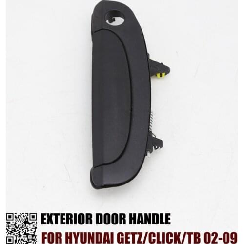 ONE PIECE EXTERIOR DOOR HANDLE FOR Hyundai Getz/Click/TB 02-09 Dodge Brisa (Venezuela) Inokom Getz (Malaysia) FR:82660-1C000 FL