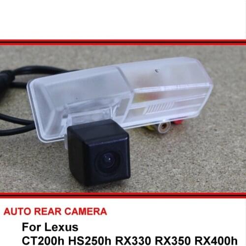 For Lexus CT200h HS250h RX330 RX350 RX400h Night Vision Car Reverse Backup Parking Rear View Camera HD CCD