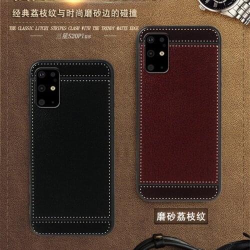 For Samsung S20 Plus 5G Case G986F N U 6.7" Black Red Blue Pink Brown 5 Style Phone Soft Silicone Samsung Galaxy S20 Plus Cover