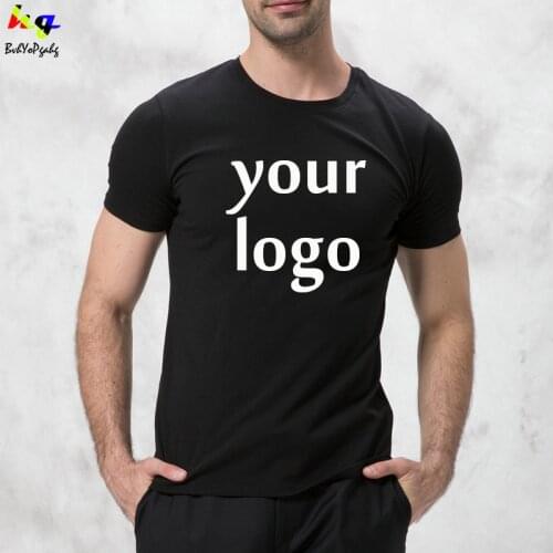 Custom logo T-shirt printing logo picture text team name men and women short-sleeved shirt advertising shirt