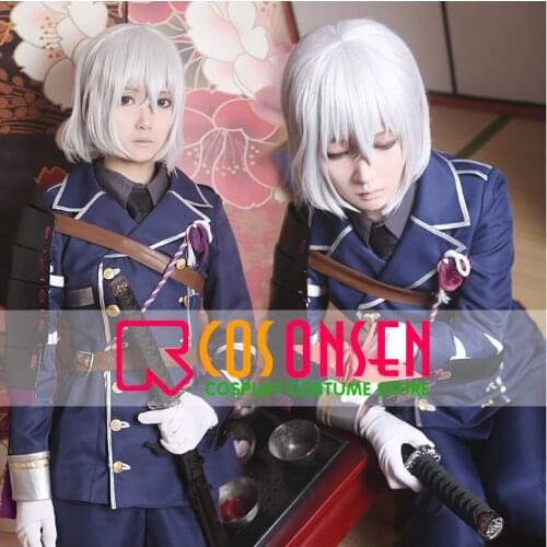 COSPLAYONSEN New Webgame Touken Ranbu Honebami Toushirou Cosplay Costume All Size