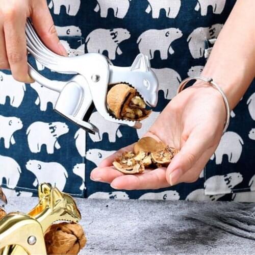 Kitchen Tool Opener Sheller Squirrel Shape Almond Nut Pecan Nutcracker Clip tool Hazelnut Walnut Pliers Sheller Clip Clamp Plier