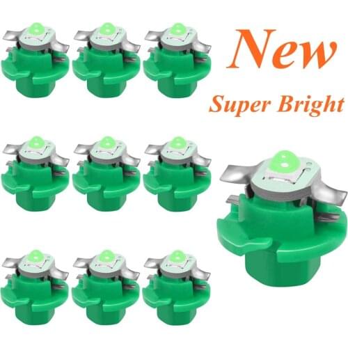10PCS 2020 NEW T5 B8.4D B8.4 Super Bright LED Bulbs Car Panel Gauge Speedo Dash Lamp Auto Dashboard Instrument Cluster Lights