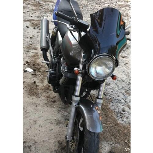 Windshield Windscreen Screen For 1997-2006 Kawasaki ZR-7 750 F S ER-5 ER 500 A B C D Twister Headlight Side Mounting Bracket