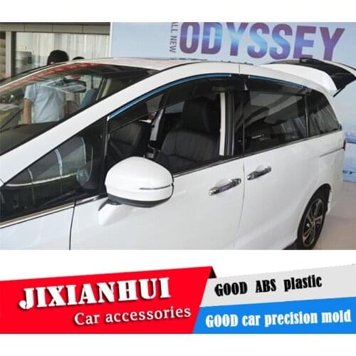 For Honda Odyssey Window Visor For Honda Odyssey 2015-2018 Vent Shades Sun Rain Deflector Guard 4PCS/SET Car Styling