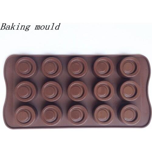 Wholesale Silicone mold B076 Cylinder shape Chocolate mold Decoration Fondant cake mould