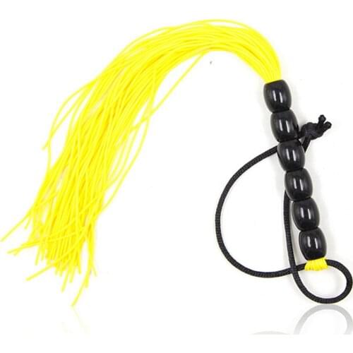 Adult Products 1PCS Black Faux Leather Flogger SM Horse Whip Flogger Riding Crop Tool Fetish whips bdsm games leather harnesses