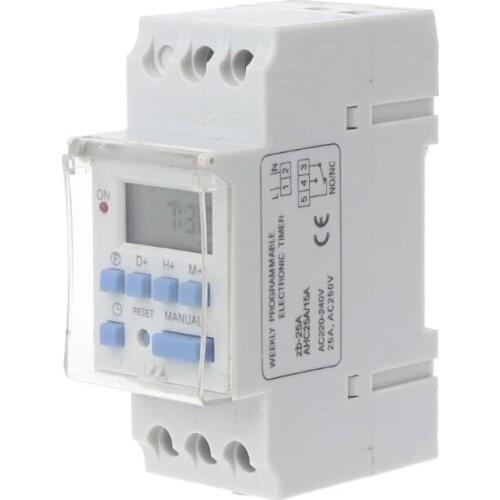 AC220V 16A Programmable Digital Timer Switching Relay Control Din Rail Mount G88B