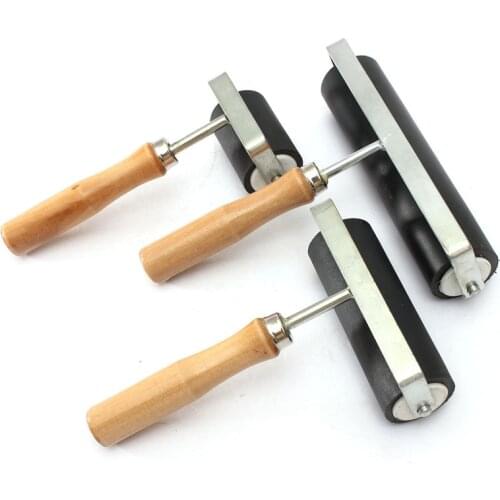 1set 3 Sizes 5/10/15cm Heavy Duty Hard Rubber Roller Printing Ink Lino Artists Art Craft Tool Paint Tool Sets