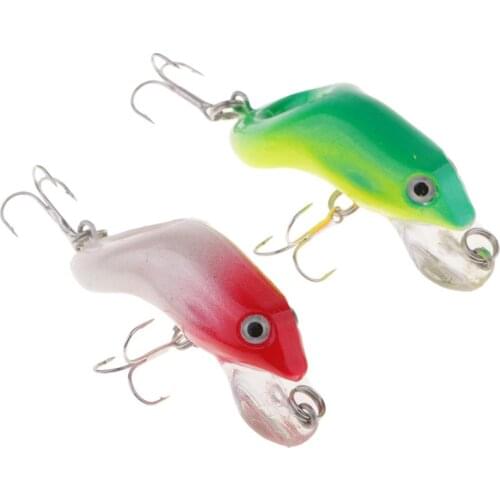 Fishing Lures Floating Topwater Crankbaits 3D Eyes 9g 6cm Hard Baits with Sharp Treble Hooks Artificial 1pcs Frogs Lure