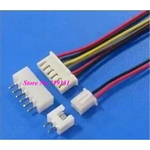 XH 2.54mm 2 3 4 5 6 7 8 9 10P Male Plug & Female Connector w./ Wired 10sets