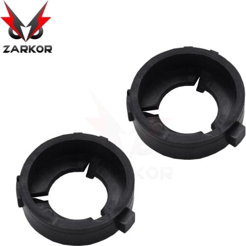 Zarkor 2Pcs H7 LED Headlight Adapter for Golf MK6 2009-2013 (EU) T5 Multivan Touran for Sharan for Scirocco (H7 Bulb)