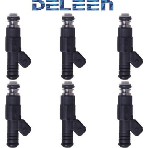 Deleen6x High impedance Fuel Injector 0280155703 / FJ213 For BMW Car Accessories