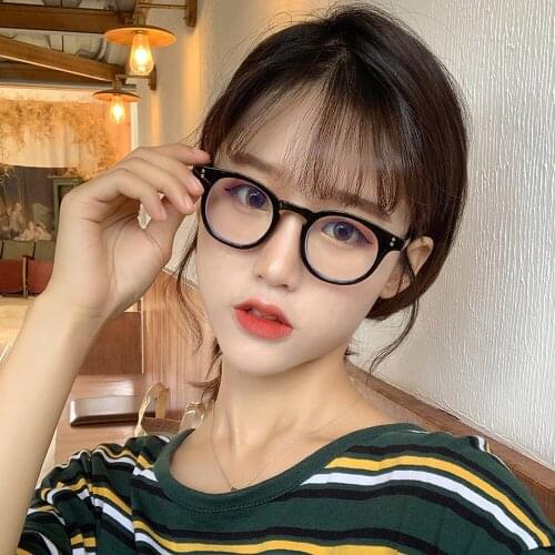 Trending Style Transparent Round Glasses Frame Women Clear Lens Spectacle Myopia Glasses Vintage Men Nerd Optical Frames Eyewear