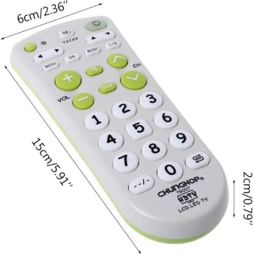 Large Key Universal Remote Control For KONIKA Hisense LCD LED TV K1KF