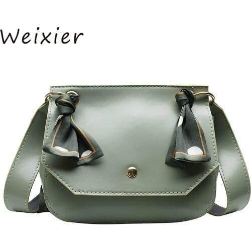 WEIXIER luxury Ladies Messenger Bag Silk Scarf Wide girls Shoulder bags Versatile Crossbody Bag for women bolsa feminina V1-60