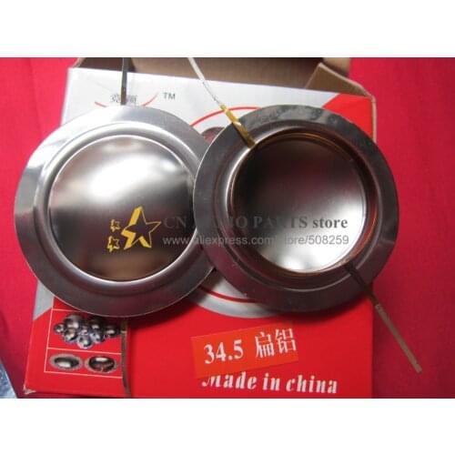 1 pcs ID: 34.5mm 1.358" Flat aluminium wire Titanium Dome Diaphragm 8ohm tweeter speaker voice coil