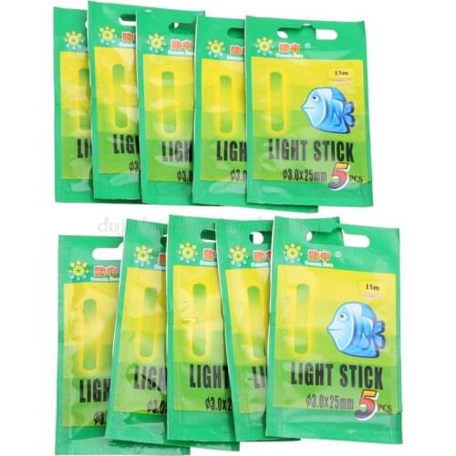 20pcs 3.0*25mm/4.5*37mm Fishing Float Fluorescent Lightstick Light Night Float Rod Lights Dark Glow Stick Useful Fishing Ju24 21