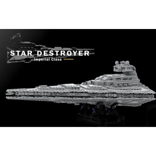 2020 technology building block Empire Destroyer DIY assembling series toys birthday gift model MOC