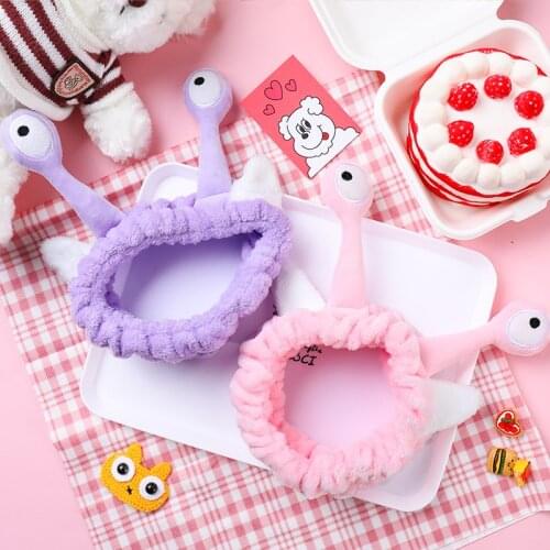 2021 Cute Makeup Face Wash Turban Headband Women Girls Washing Hair Head Bands Accessories Make Up Hairband Headdress Scrunchie