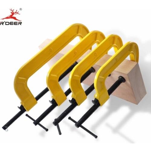 4"/5"/6"/8" G Clamp Steel Heavy Duty Adjustable Woodworking Clamps Quick Clamp Hand Tool