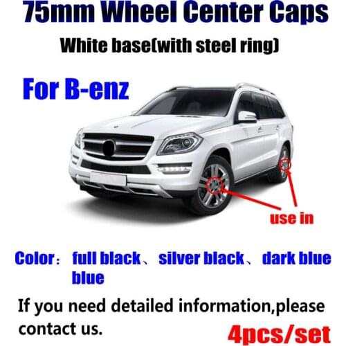 4Pcs/lot 75mm 3pin Car Wheel Center Hub Caps Cover Logo Emblem For Mercedes A B C CLA G M A1714000025 Car Accessories Styling
