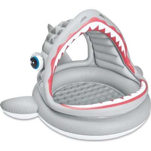 Shark Ocean Ball Pool Indoor Baby Inflatable Toy Sunshade Paddling Pool Baby Bathtub Ball Pool pools swimming adult