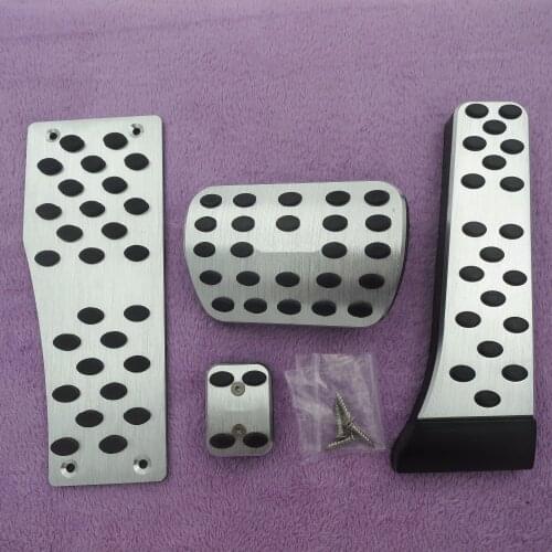 DEE Car Accessory For Mercedes Benz GLK220 GLK250 GLK280 GLK300 GLK320 GLK350 AT Brake Accelerator Foot rest Pedal Stickers Pads