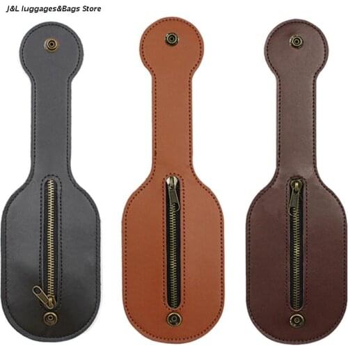 M68C Men Women Mini Faux Leather Coin Change Purse Rustic Vintage Outdoor Utility Self-Defense Multi-Tool Wallet Sports Belt Bag