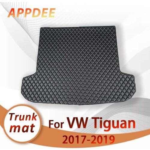 APPDEE Car trunk mat for Volkswagen Tiguan 2017 2018 cargo liner carpet interior accessories cover