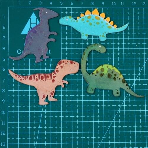 Metal Cutting Dies Cut Die Mold Dinosaur Decoration Scrapbook Paper Craft Knife Mould Blade Punch Stencils Dies Crafts Decor New