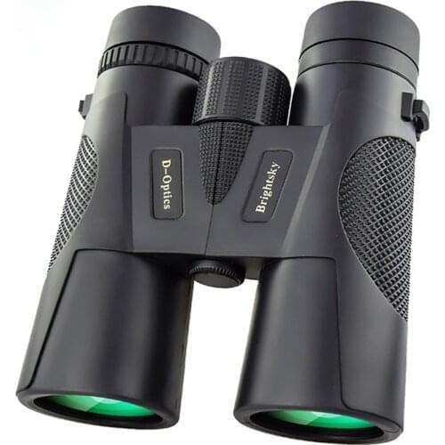 New black telescope 12X42 HD binoculars 1000M outdoor hunting camping travel low light night vision zoom Portable binoculars