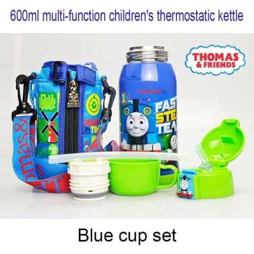 Thomas Childrens insulated cup 600ml Childrens Kettle Multi-function Thermostat Cup Baby Portable Vacuum Kettle Teapot Cup