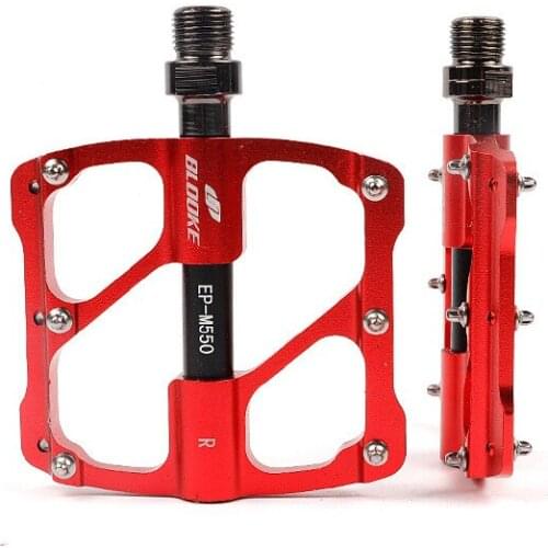 Folding Bike Carbon Fiber Tube Pedal Bearing Aluminum Pedal Bicycle Accessories Mountain Bike Pedal Road Bike 3 Palin Pedal