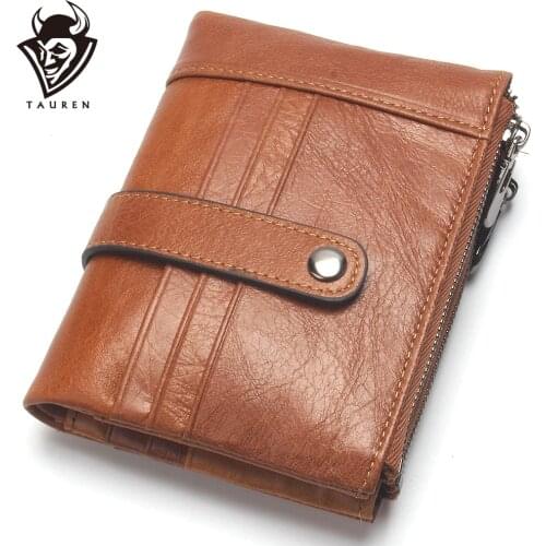 Popular Vintage Cowhide Leather Wallets Holders Genuine Leather Mens Wallet Genuine Leather Wallet, Mens Leather Coin Purse