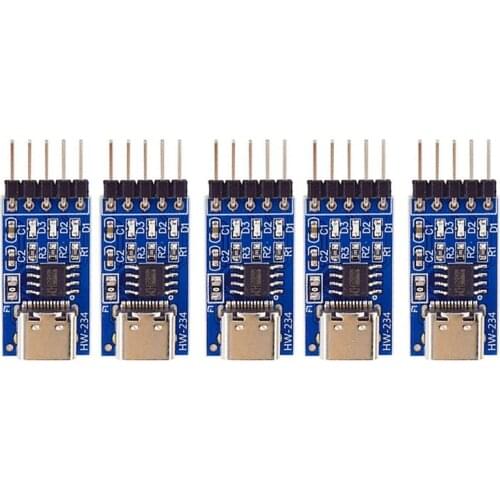 TYPEC USBC To TTL Serial Port CH340N Module Upgrade MCU Download Brush Machine Line Zhongjiu Brush Machine