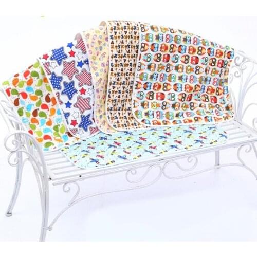 Hot Sales! Thick waterproof 30*45cm Reusable Baby Kids cotton Mattress Sheet Protector Bedding Diapering Changing Mat #75