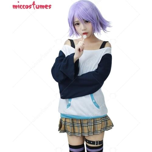 Rosario Vampire Mizore Shirayuki Cosplay Costume Shirt Skirt Woman Halloween Outfit