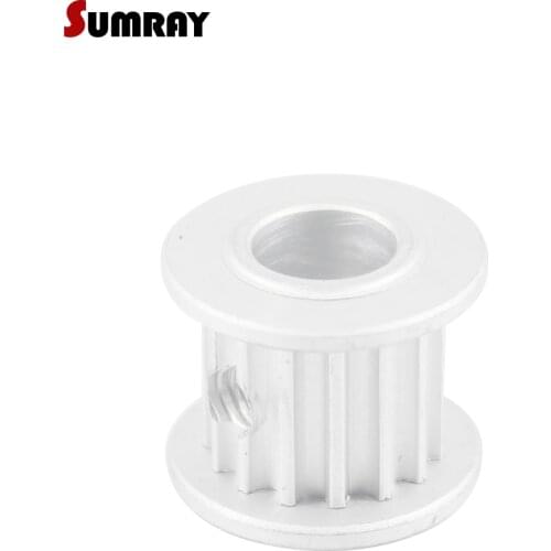 SUMRAY 3M 12T Timing Pulley 4/5mm Inner Bore Gear Belt Pulley 11mm Belt Width Pulley Wheel for Engraving Machine