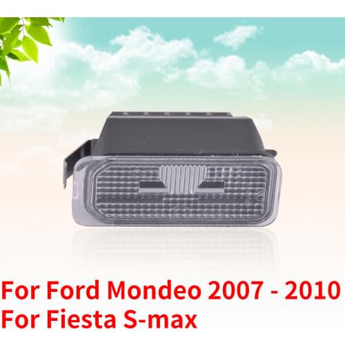 CAPQX Car Rear License plate light Lamp without bulb for Ford Mondeo 2007 2008 2009 2010 For Fiesta S-max Replacement Lamp Light