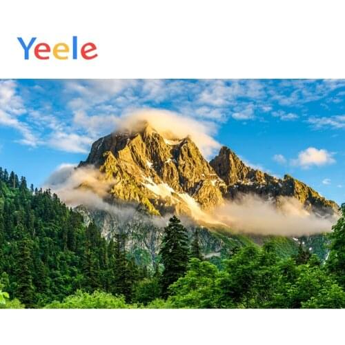 Yeele Mountain Peak Clouds Haunt Landscapes Posters Portrait Background Photography Vinyl Photographic Backdrop For Photo Studio